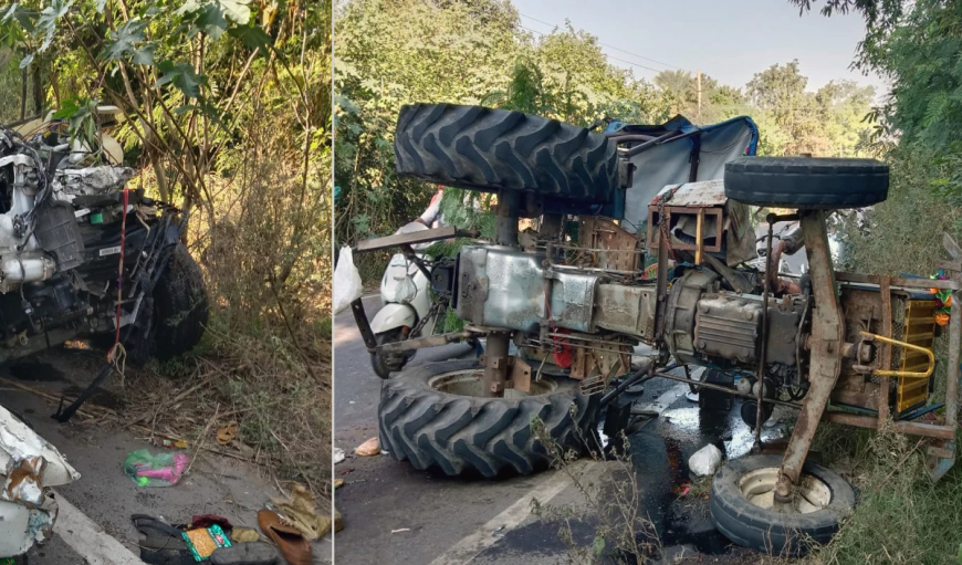 मुरैना में ट्रक ने कांवड़ियों के ट्रैक्टर-ट्रॉली को मारी टक्कर, दो कांवड़ियों की मौत, 14 घायल 